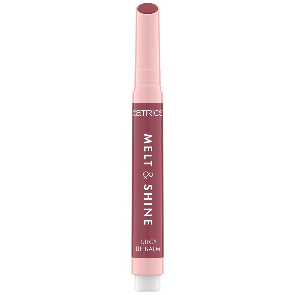 Slim click‑pen lip balm with soft pink glossy finish, 1.3 g