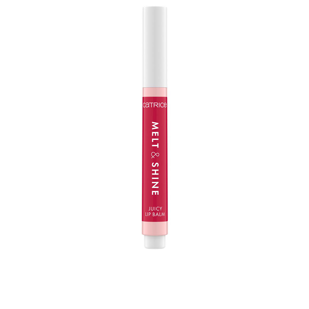 Click‑pen pink glossy lip balm in slim stick, 1.3 g