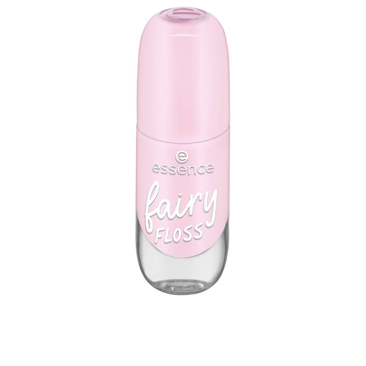 8 ml bottle of Light Rose gel nail colour with wide brush, glossy finish