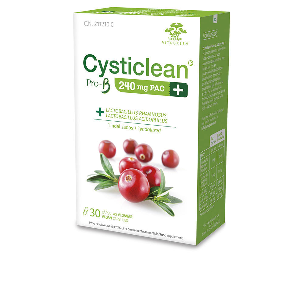 Cysticlean ProB cranberry and probiotic capsules for urinary health support