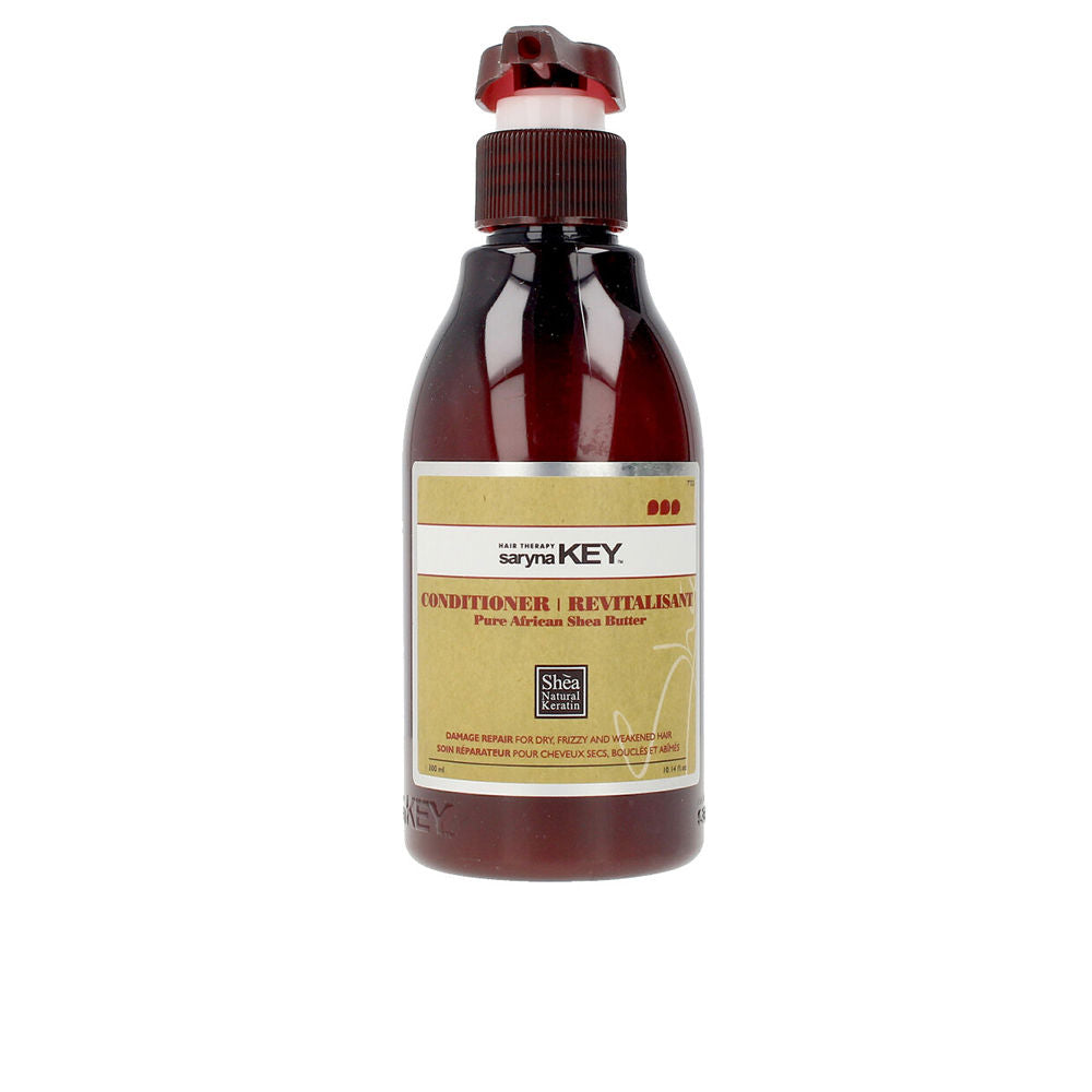 300 ml shea repair conditioner bottle with pump for damaged, colour-treated hair