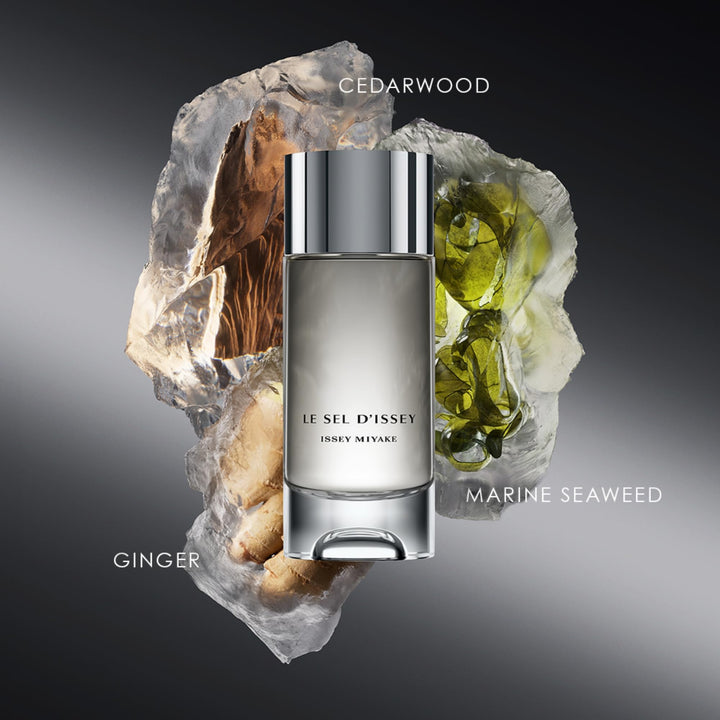 50 ml frosted glass perfume bottle, light grey liquid, hemispherical base