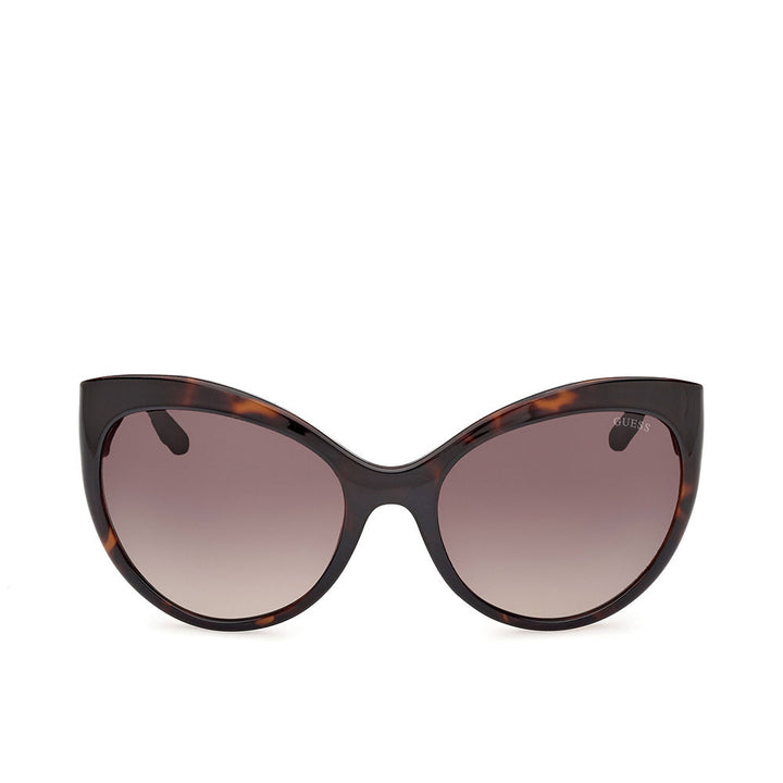 Brown butterfly-frame sunglasses with 61 mm lenses and sculpted temples