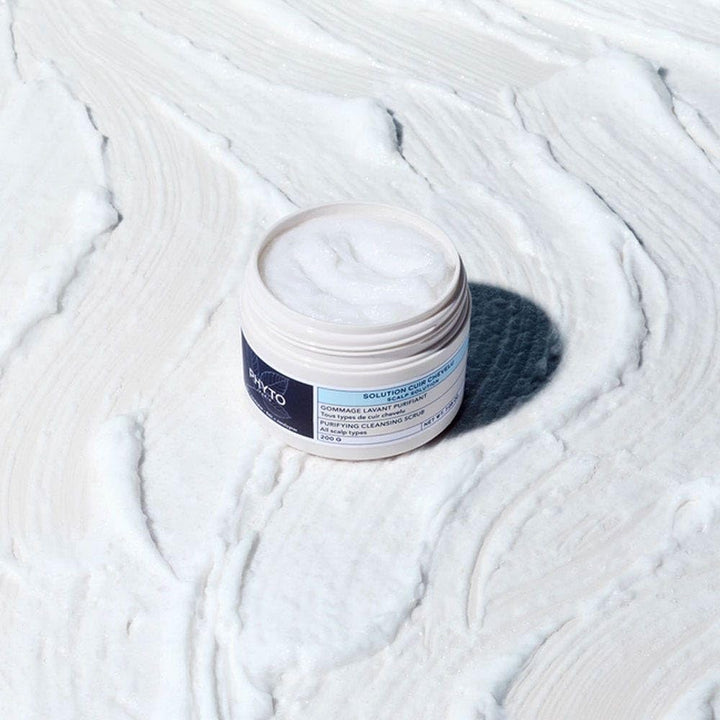 200 g tube of exfoliating sea salt scalp cleanser with eucalyptus, 200 g