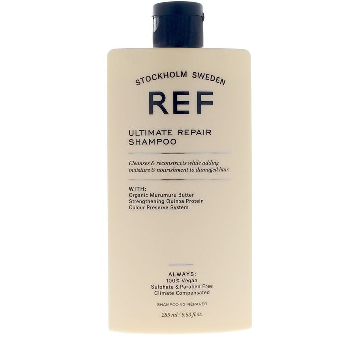 285 ml bottle of sulfate-free botanical repair shampoo for dry, damaged hair