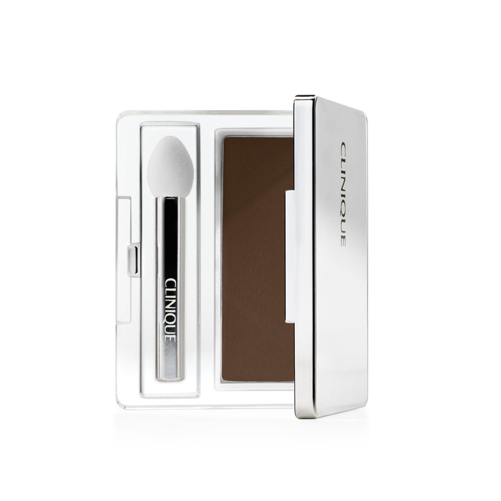 Pressed brown eye shadow compact with sponge applicator, 2.2 g
