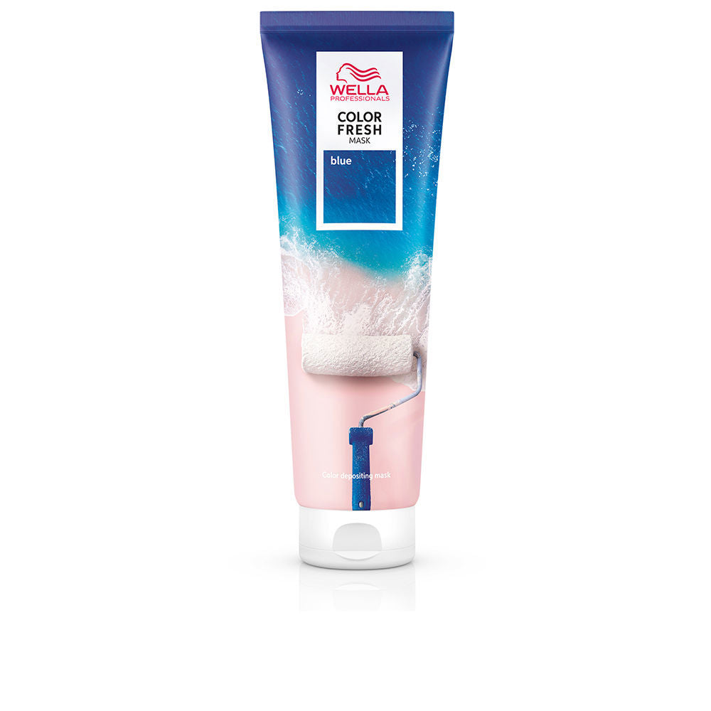 Blue 150 ml temporary colour hair mask tube, vegan, silicone-free