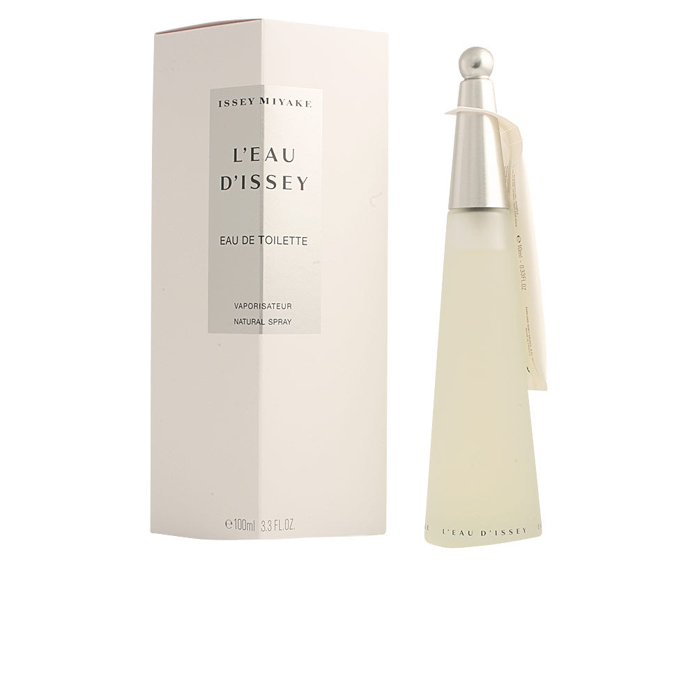 Glass bottle of aquatic floral eau de toilette, 50 ml, clear liquid