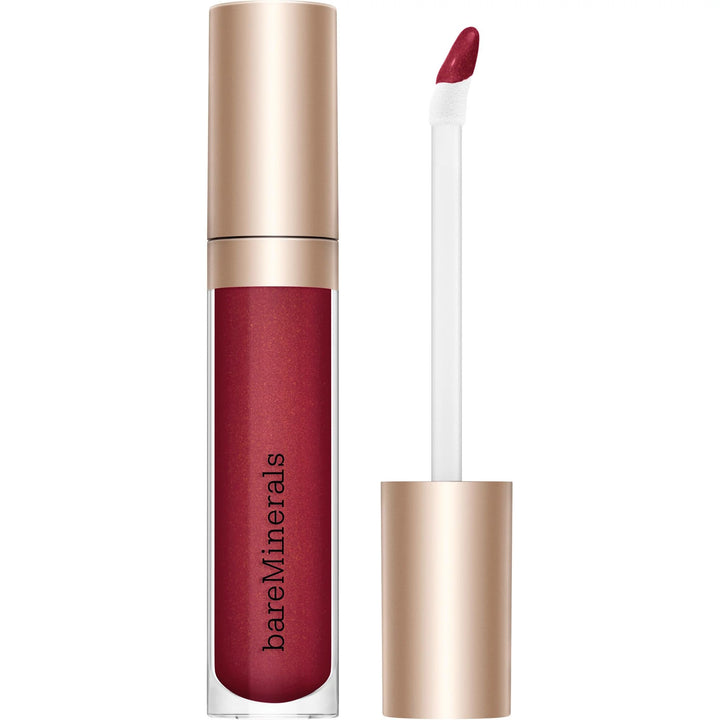 Slim tube of glossy balm with soft pink gloss, 4 ml, wand applicator