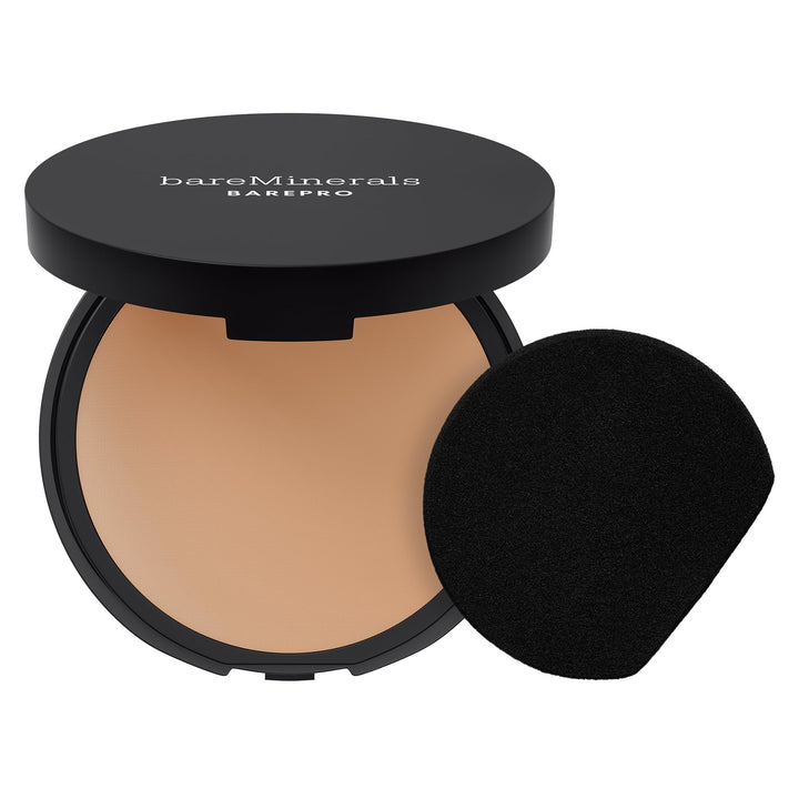 Compact powder foundation, warm shade, 8 g, matte finish, compact case