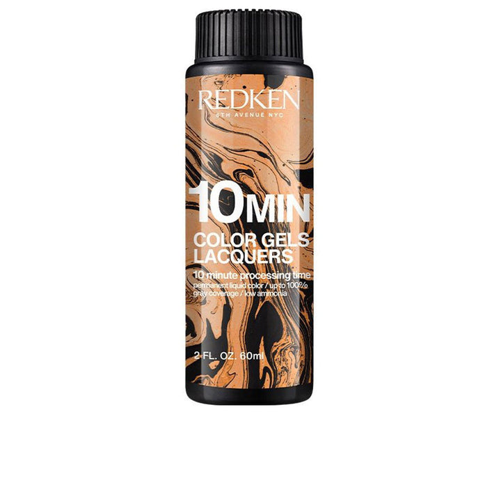 Three 60 ml walnut permanent hair colour bottles, liquid‑to‑gel formula, salon packaging