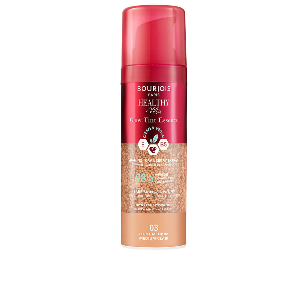 30 ml pump bottle of light-medium dewy tint essence, Unisex shade 03