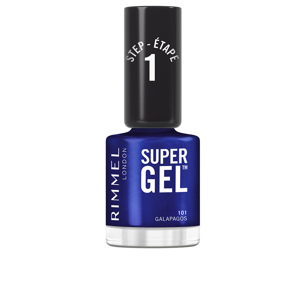 12 ml cream gel-finish nail polish bottle in warm blue-pink shade