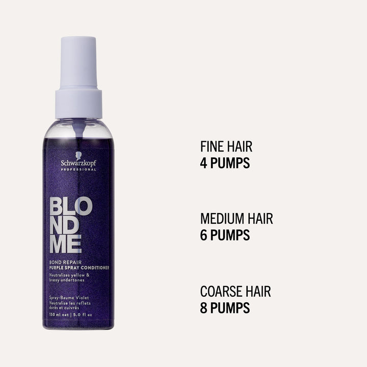 150 ml neutralising spray bottle for cool-toned blonde hair, Velvet Flower complex