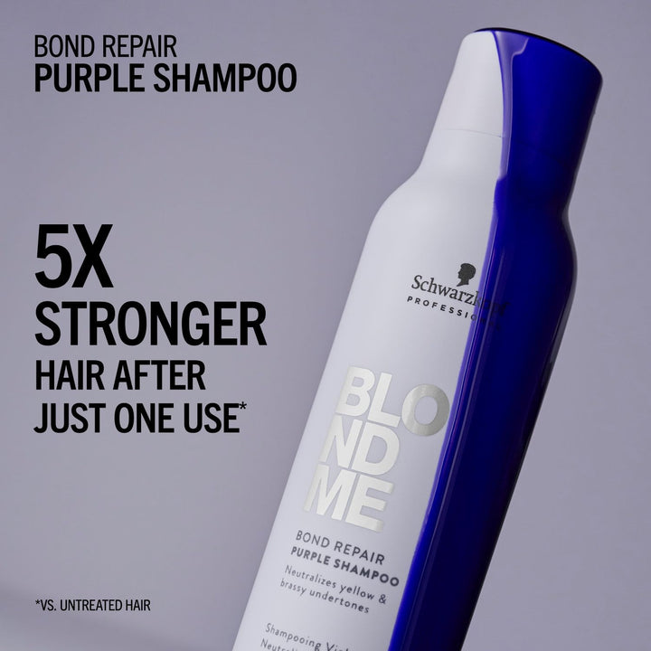 1,000 ml purple-tinted neutralising shampoo bottle for cool blonde hair