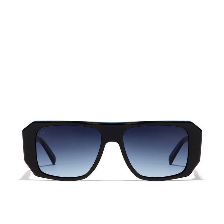 Dark blue denim acetate aviator sunglasses, Unisex, 50 mm lenses, 16 mm bridge
