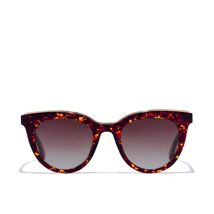 Hawkers tortoiseshell plastic cat-eye sunglasses with gradient lenses and thick patterned frame