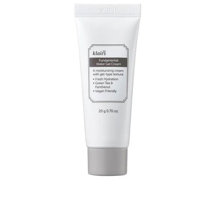 Small jar of lightweight blue gel cream, 20 g, hydrating Unisex skincare