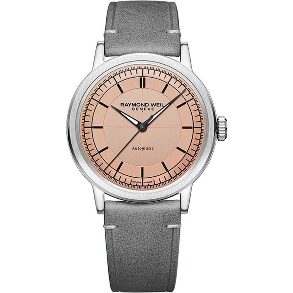 Elegance in Motion Salmon Pink Dial Watch