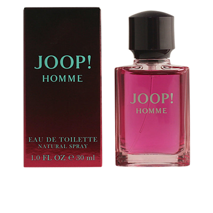Minimalist bottle of deep rose Eau de Toilette, 30 ml, oriental floral fragrance for Man
