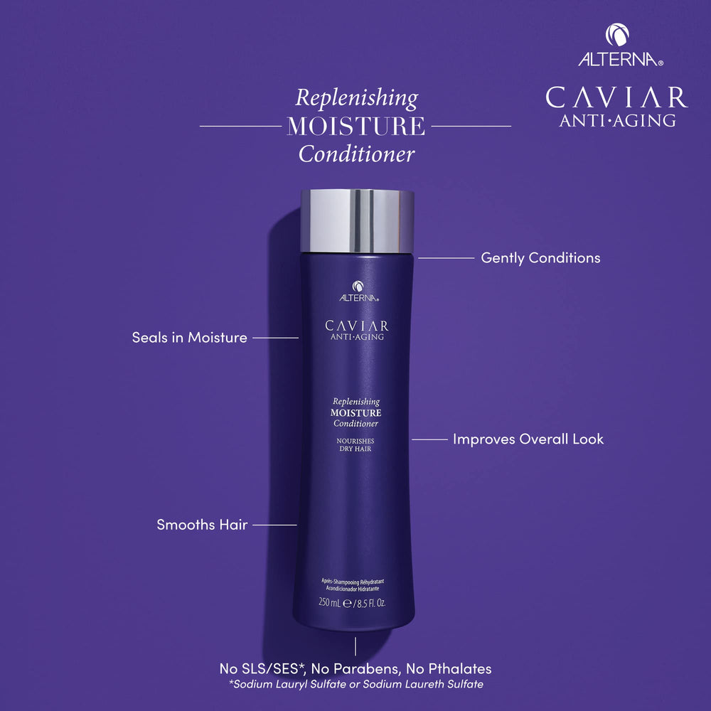 250 ml bottle of Caviar Replenishing Moisture Conditioner for Unisex hair