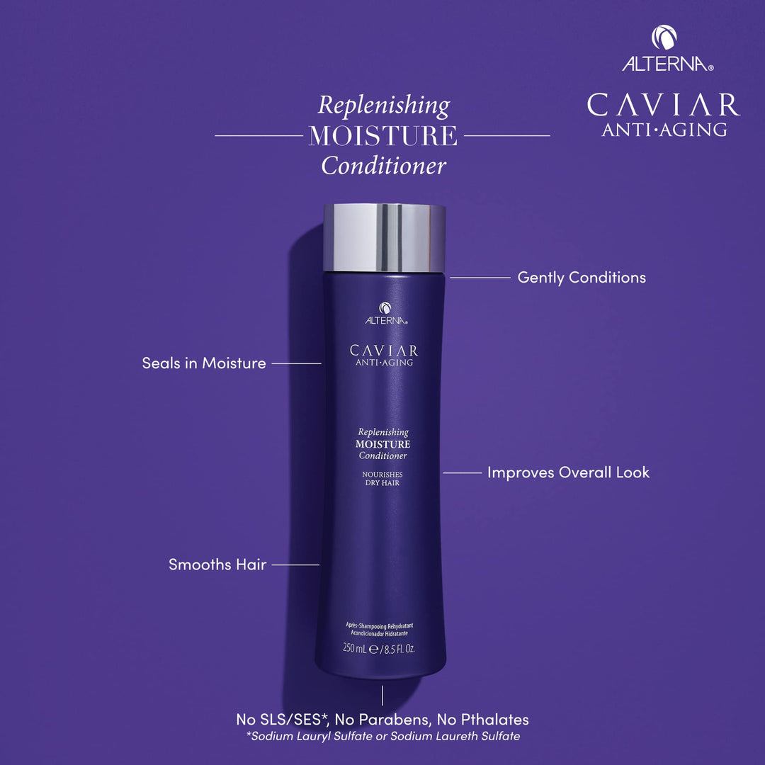 250 ml bottle of Caviar Replenishing Moisture Conditioner for Unisex hair