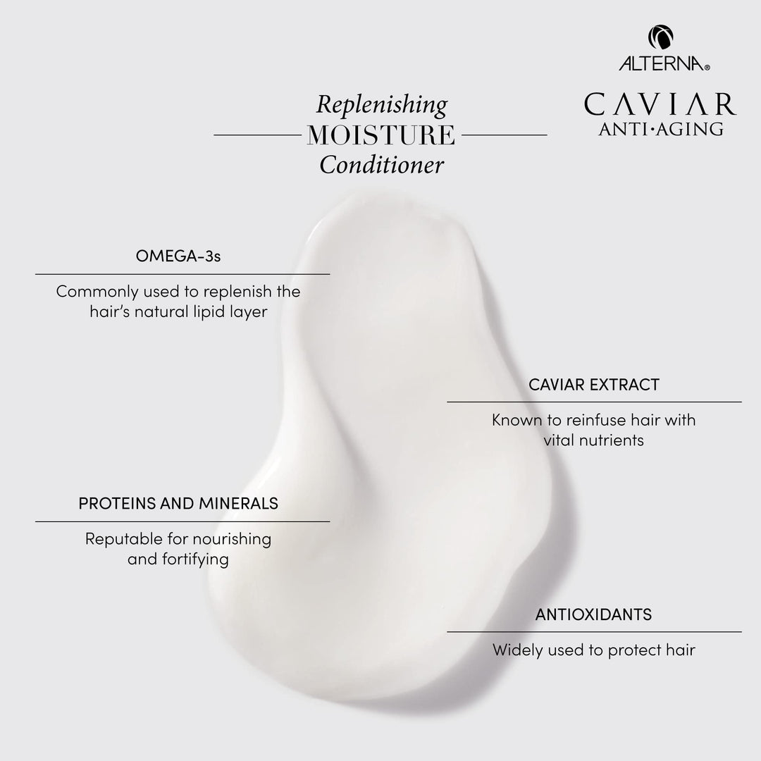 250 ml bottle of Caviar Replenishing Moisture Conditioner for Unisex hair