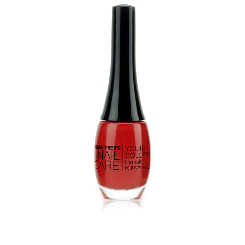 11 ml unisex rejuvenating red nail polish bottle, glossy finish