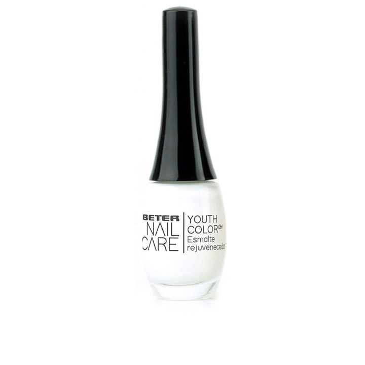 11 ml French white nail polish bottle, high-gloss vegan nail treatment