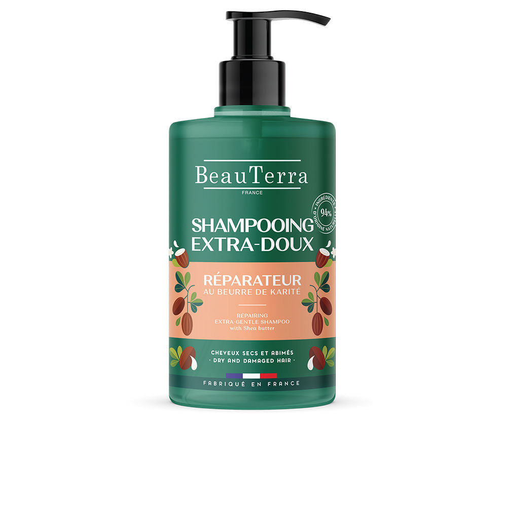 750 ml unisex extra-gentle repair shampoo bottle with shea butter