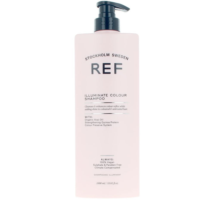 1000 ml bottle of sulphate-free Illuminate Colour Shampoo for coloured hair