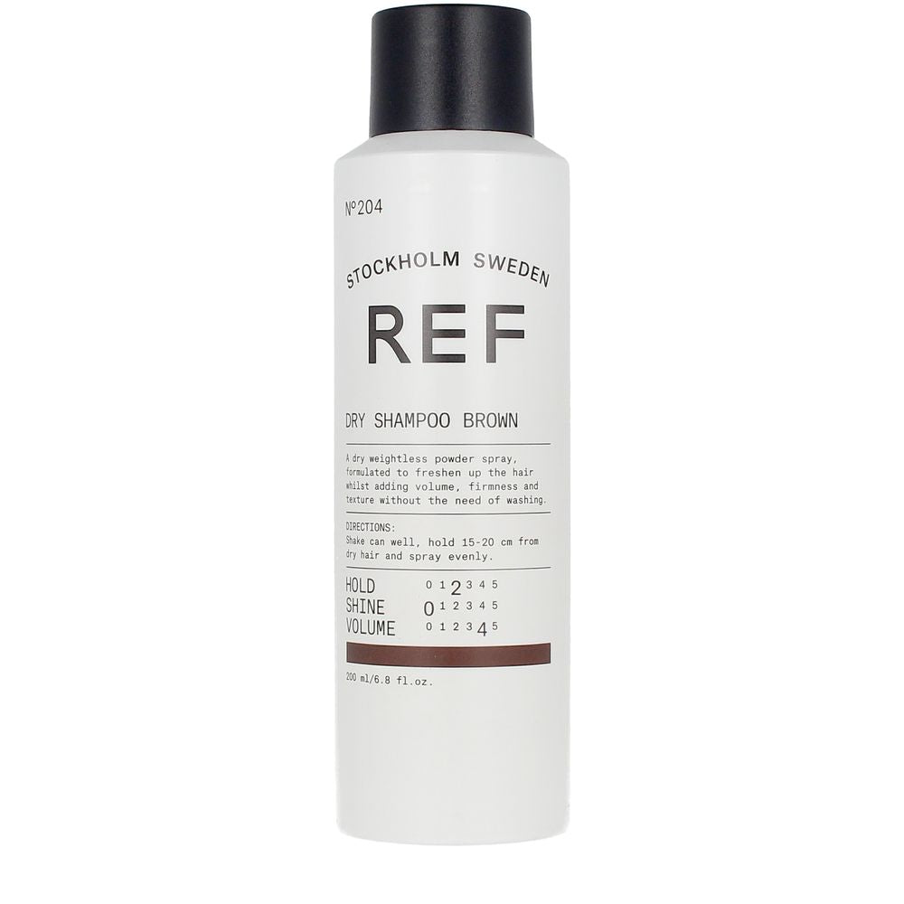 200 ml weightless dry-shampoo spray, clear and brown tint options, matte finish