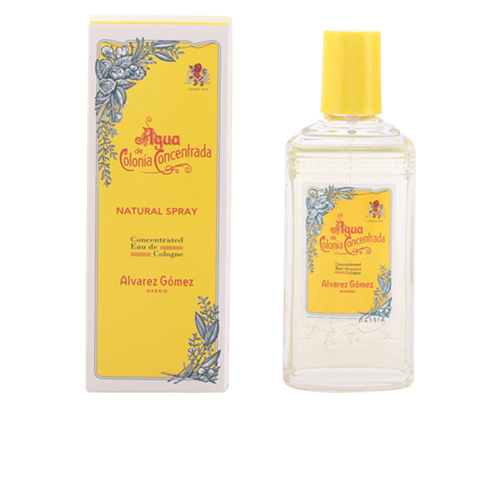 80 ml concentrated citrus-aromatic cologne bottle, clear glass, Mediterranean notes