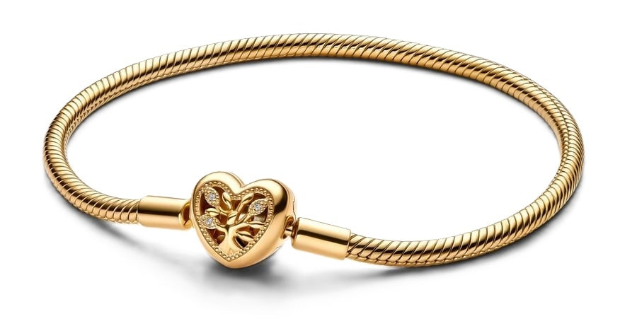 Radiant Gold-Tone Bracelet with Crystal Accents