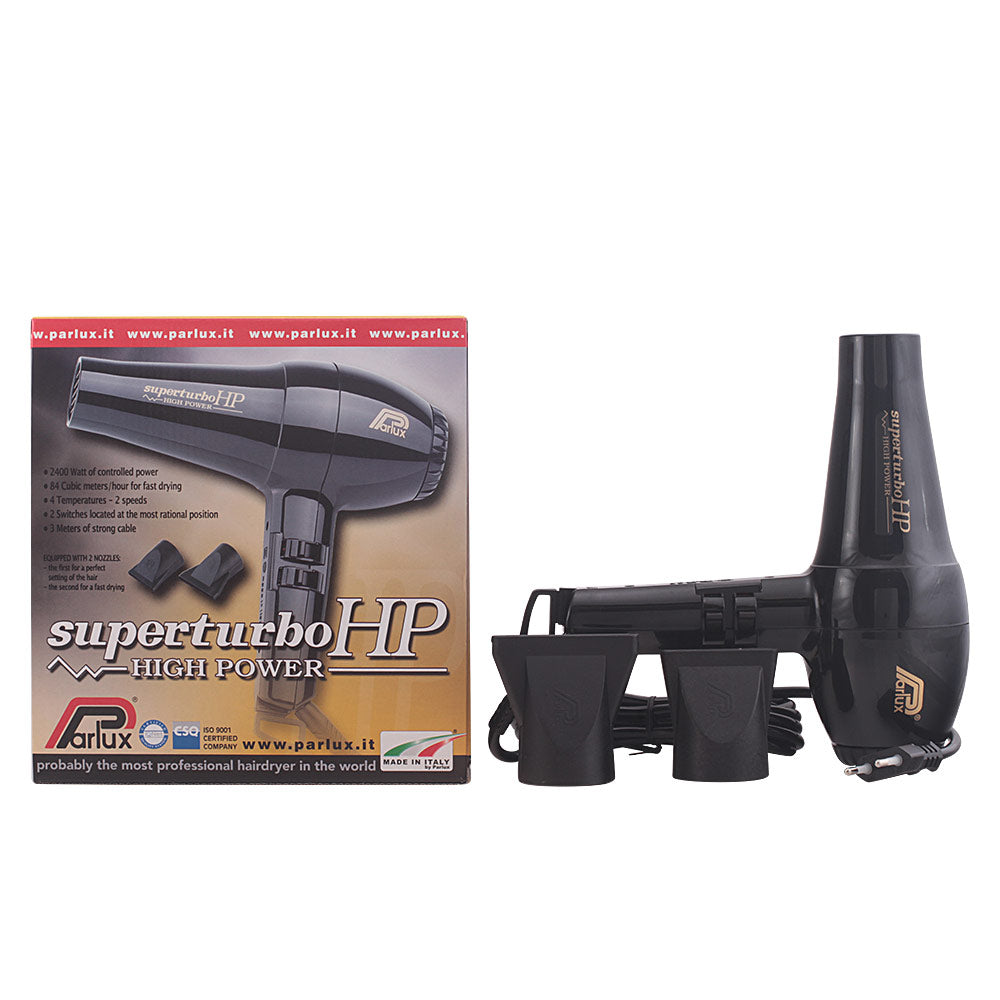 Matte professional hairdryer with long cable, compact ergonomic handle, shown with concentrator nozzle