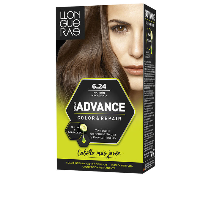 Tube and developer pack for ash dark blonde permanent hair colour, salon kit