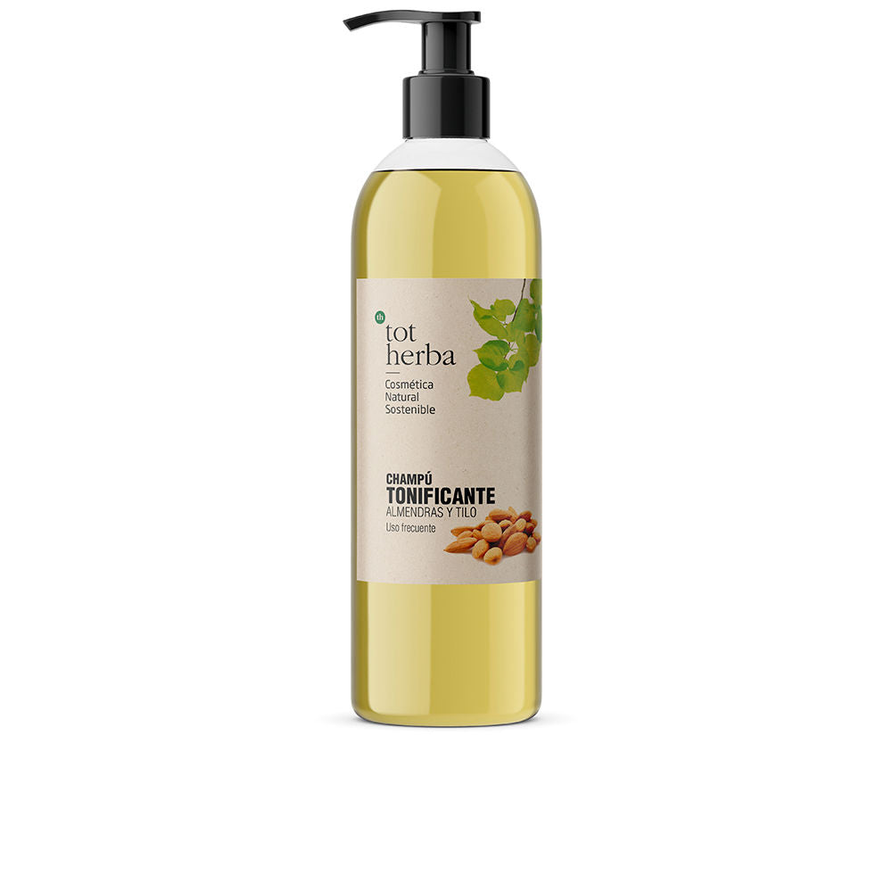 500 ml bottle of Almond and Linden revitalising shampoo for Women, natural extracts