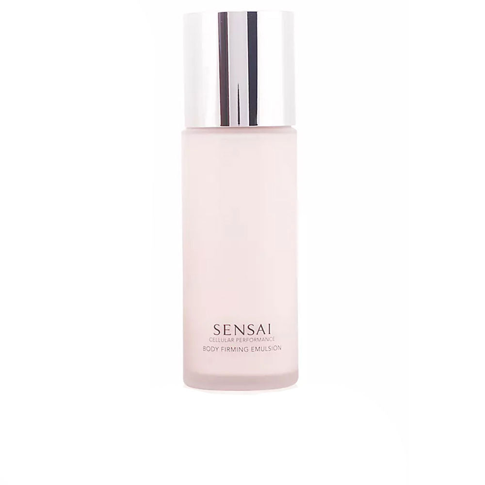 Elegant Sensai body emulsion bottle; silky texture for firmer, hydrated skin