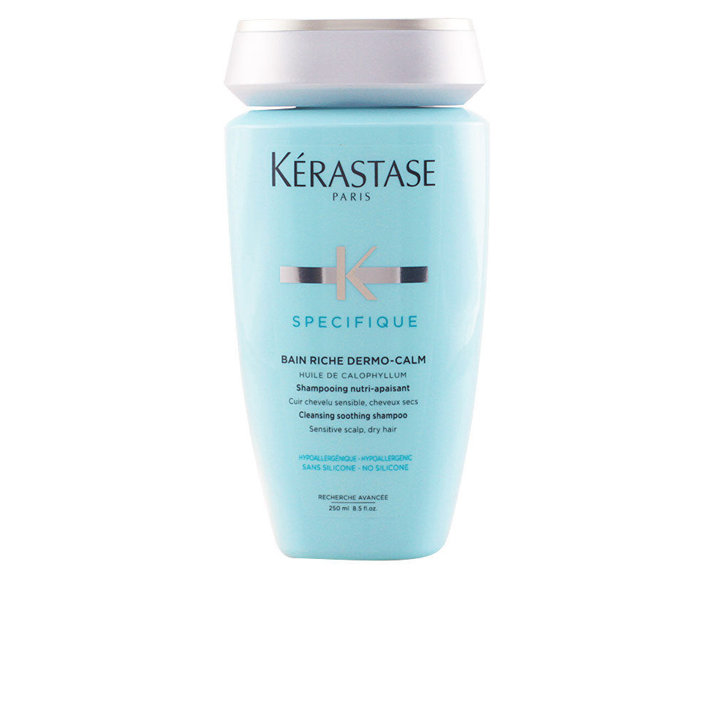 250 ml tube of gentle blue-hued sensitive scalp shampoo for Unisex daily care
