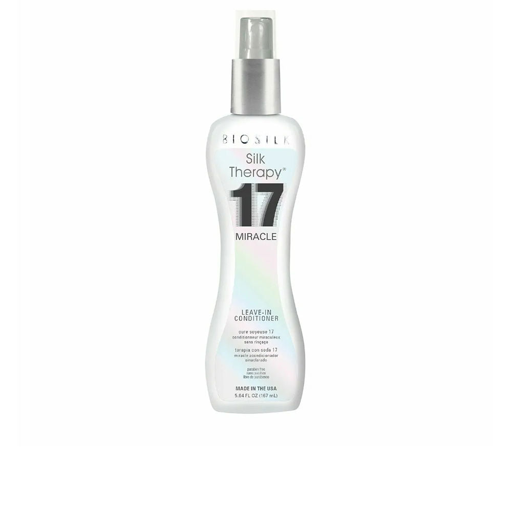 167 ml bottle of leave-in silk therapy conditioner for dry, damaged hair