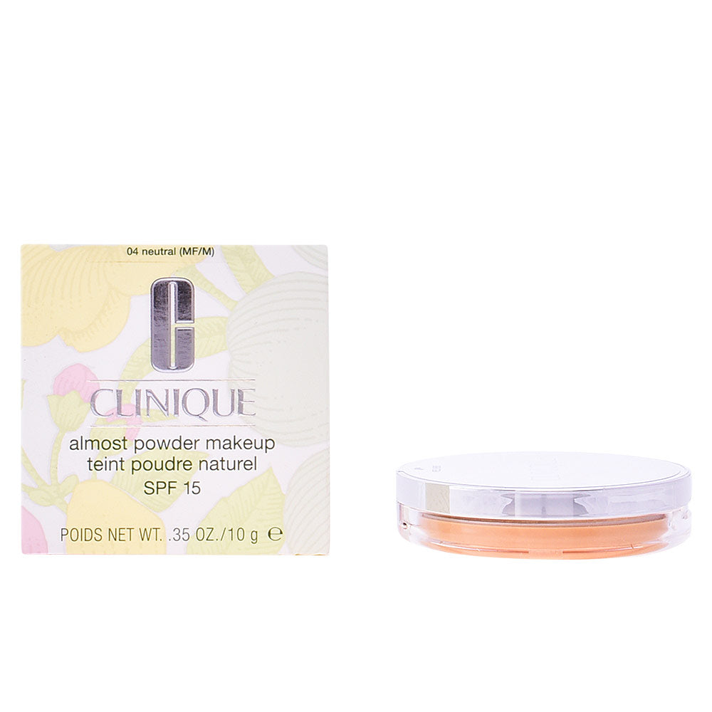 Compact powder in shade 04‑neutral with mini brush, 10 g, SPF15