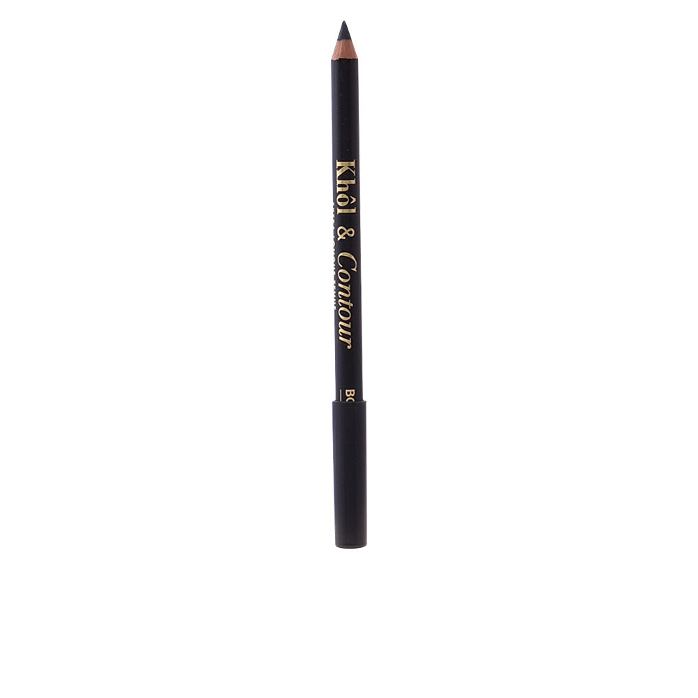 Slim black kohl pencil with ultra-black tip, 1.2 g compact pencil