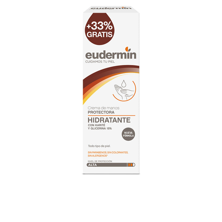 Tube of shea and glycerin hand cream, 100 ml, unisex