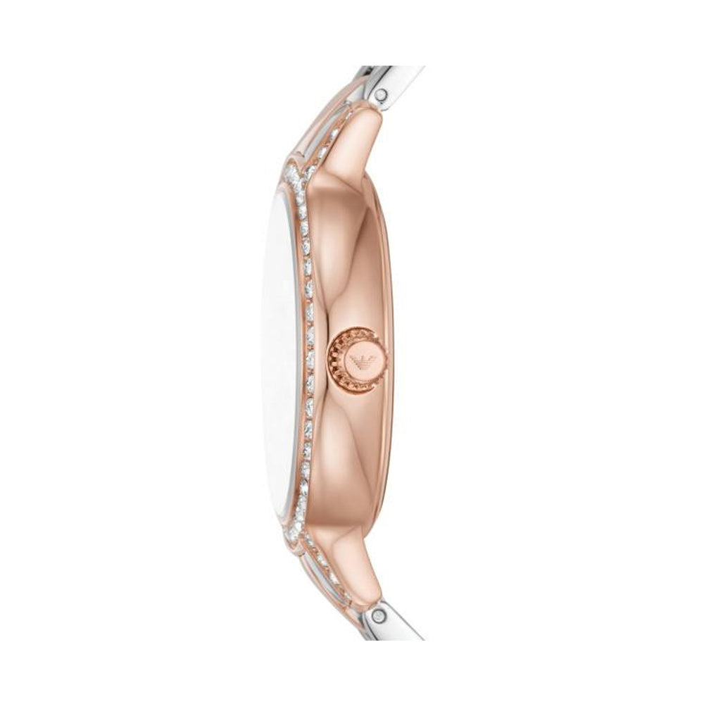 Emporio Armani Rose Gold Two-Tone Watch