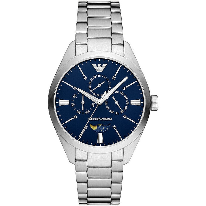 Emporio Armani Silver Chronograph Watch