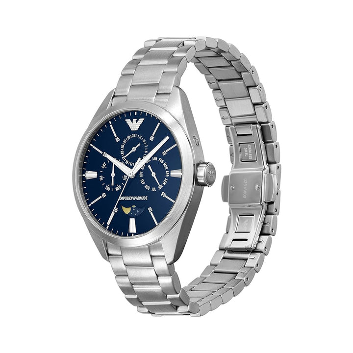 Emporio Armani Silver Chronograph Watch