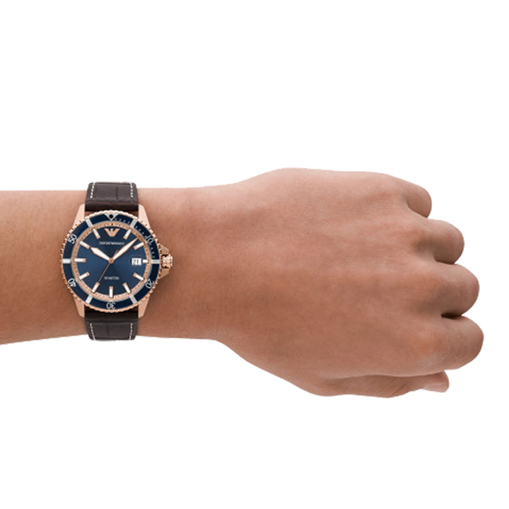 Emporio Armani Rose Gold Analog Watch