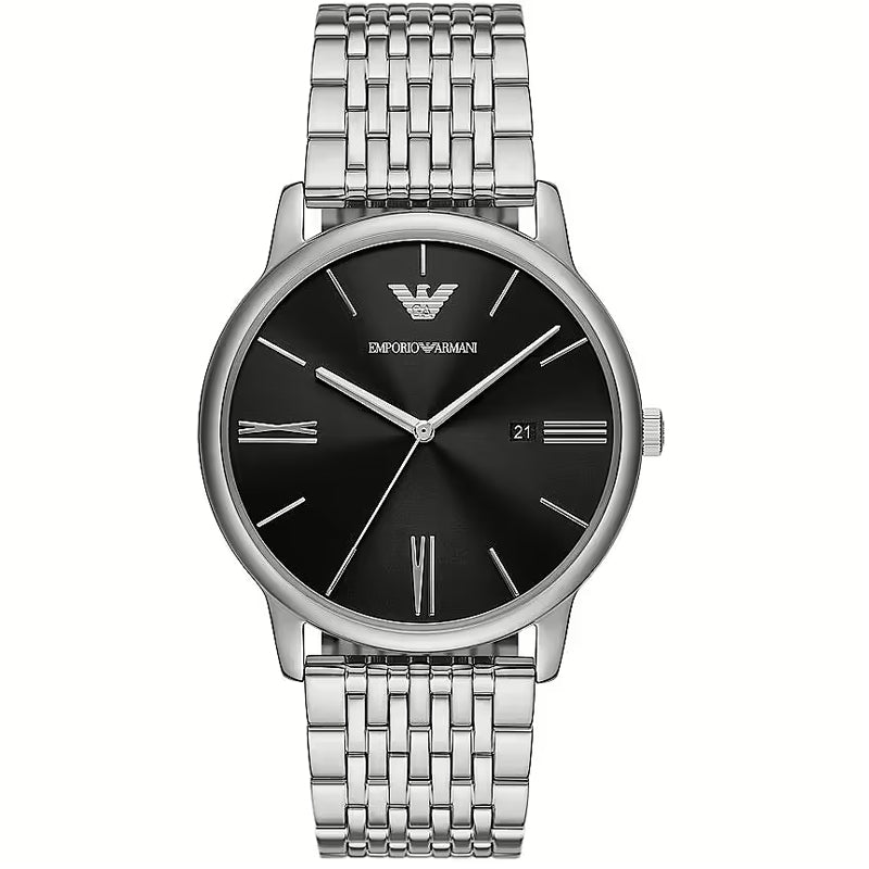 Emporio Armani Silver Stainless Steel Watch