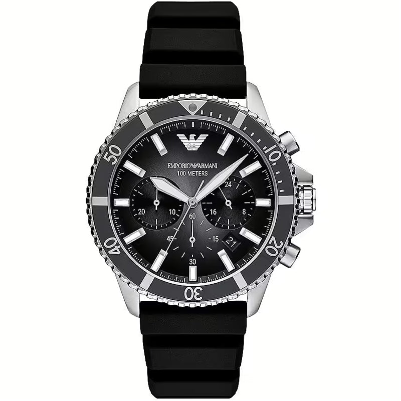 Sport-Chic Chronograph with Rotating Bezel