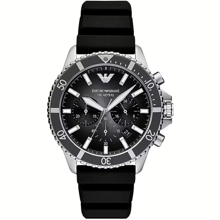 Sport-Chic Chronograph with Rotating Bezel
